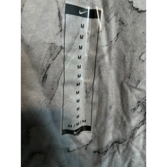 Nike Air Marble Shirt Mens Medium Gray Basketball AOP Athletic Sports Casual NEW - Picture 4 of 10